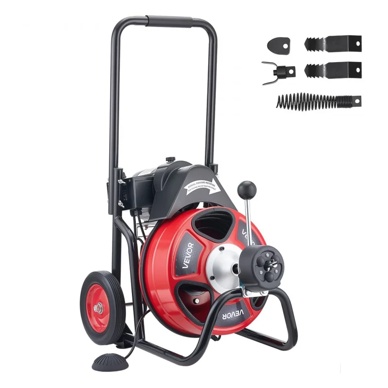 Auto-Feed Drain Cleaner Machine