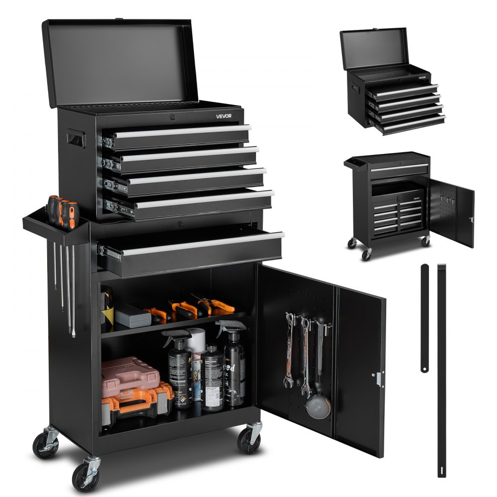 VEVOR Rolling Tool Chest 5 Drawers