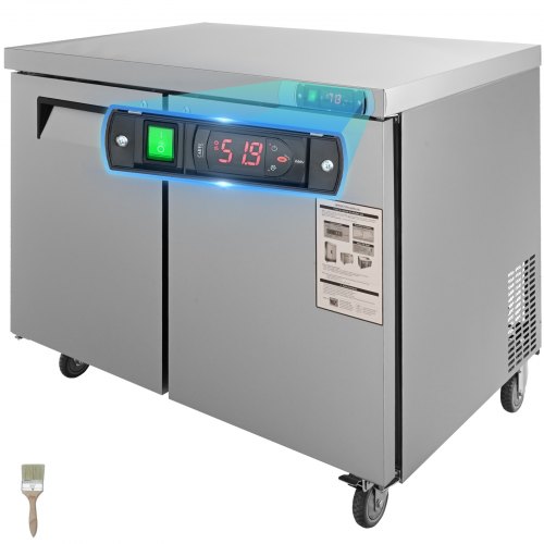 48 inch refrigerated prep table