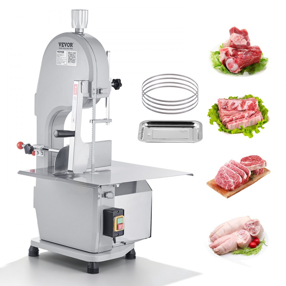 VEVOR 1500W commercial bone saw with stainless table