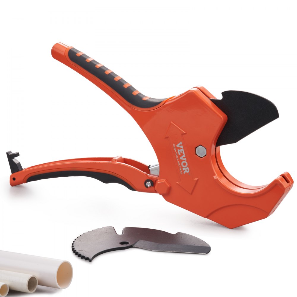 VEVOR ratcheting PVC pipe cutter with SK5 blade